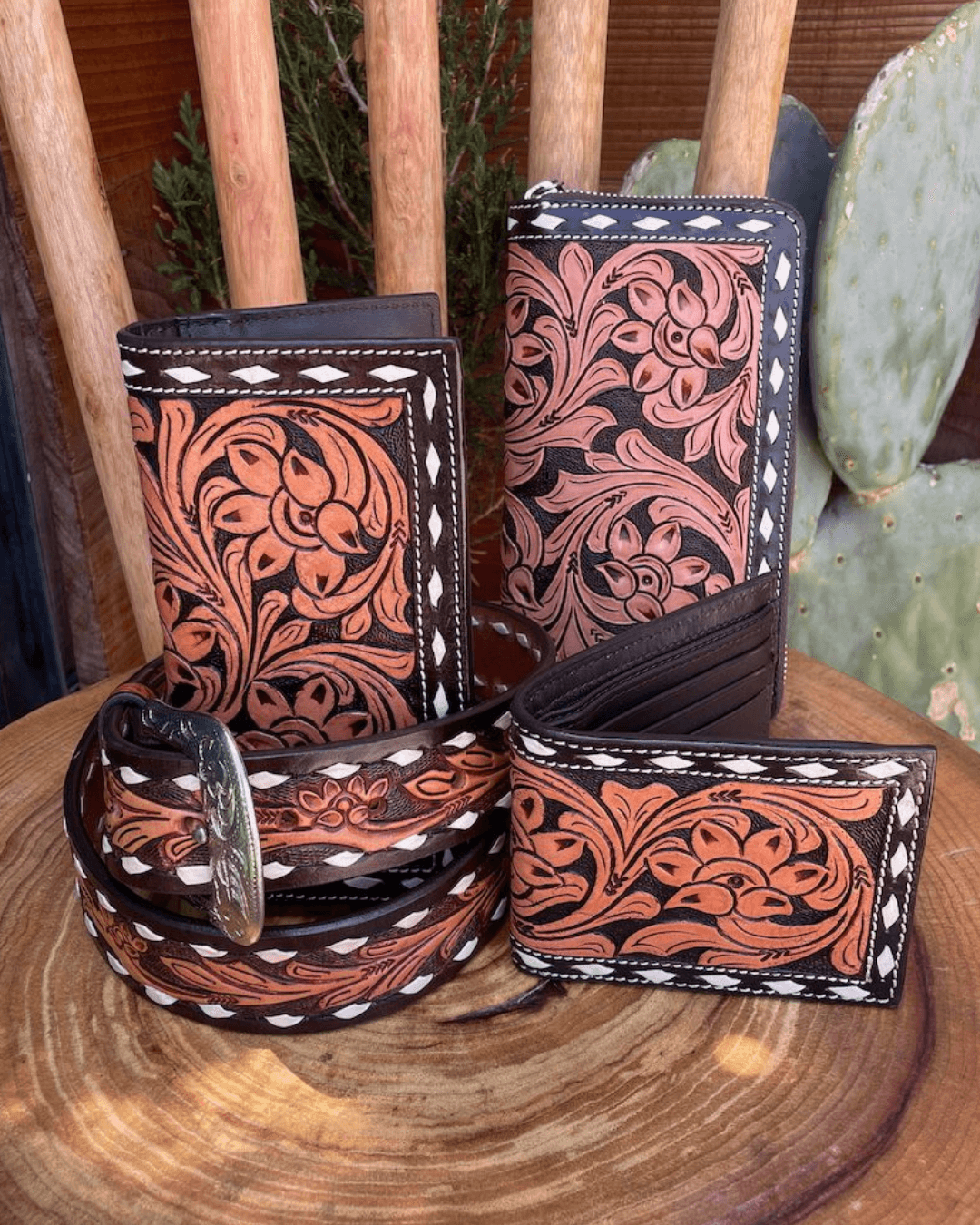 Outback King | Cowboy Wallet | Retro Buckstitch