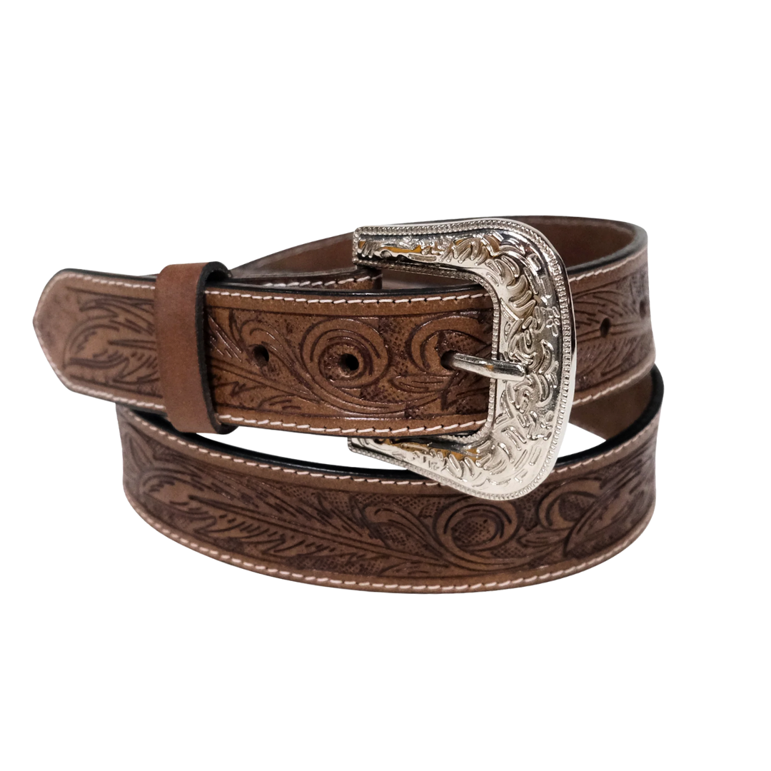 Outback King | Western Belt | Antique Feathers