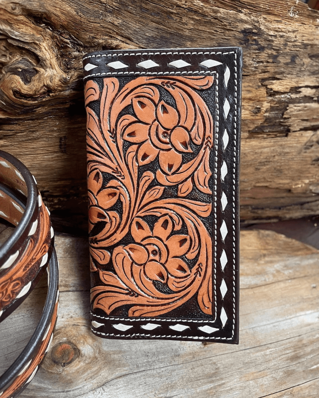 Outback King | Cowboy Wallet | Retro Buckstitch