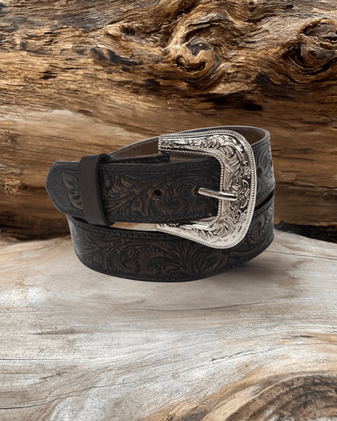 Outback King | Western Belt | Antique Black
