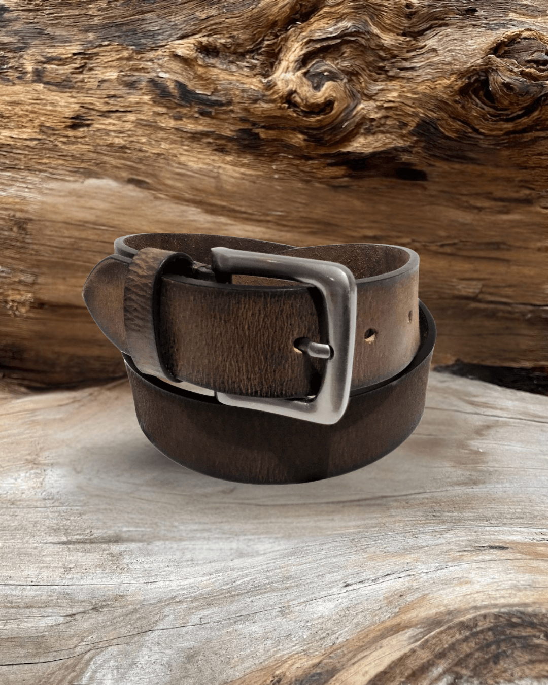 Outback King | Overlander Belt | Distressed Brown