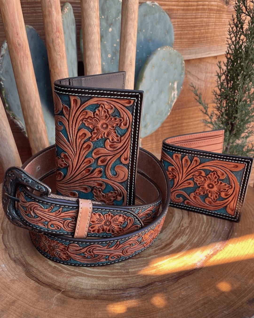 Outback King | Cowboy Wallet | Emerald Vine