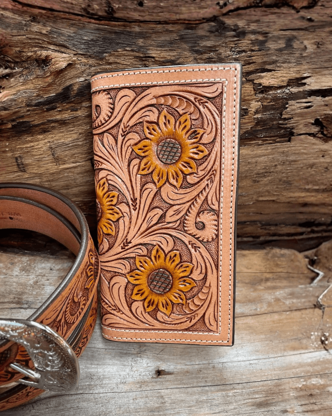 Outback King | Cowboy Wallet | Sunflower