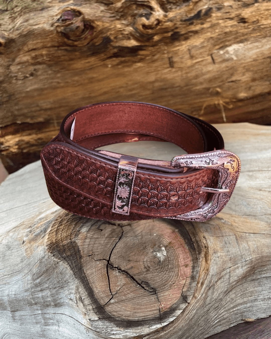 Outback King | Premium Western Belt | Snowdrops