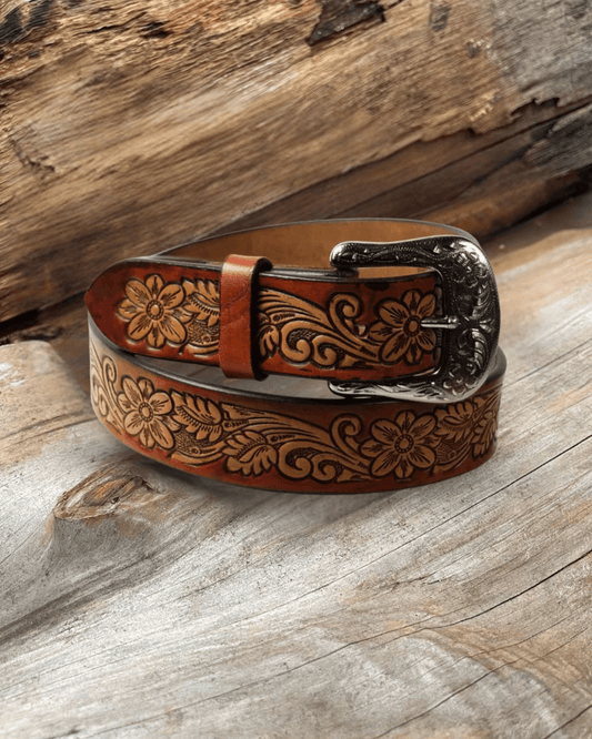 Outback King | Premium Western Belt | Desert Bloom