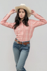 Outback King | Honey Don't Shirt | Pink Check