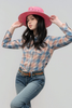 Outback King | Honey Don't Shirt | Blue/Orange Check
