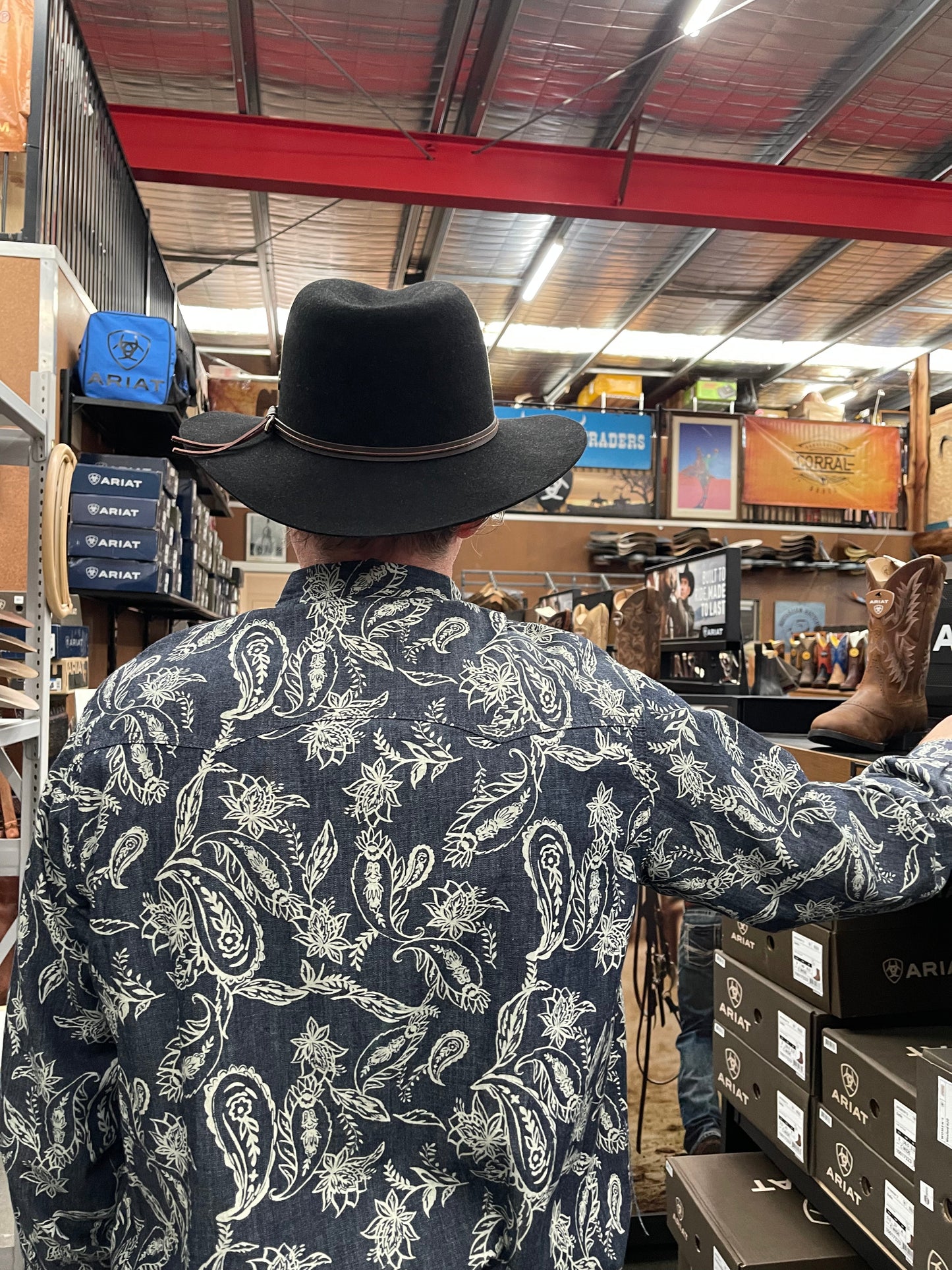 Outback King| Prairie Blossom | Men's Western Shirt