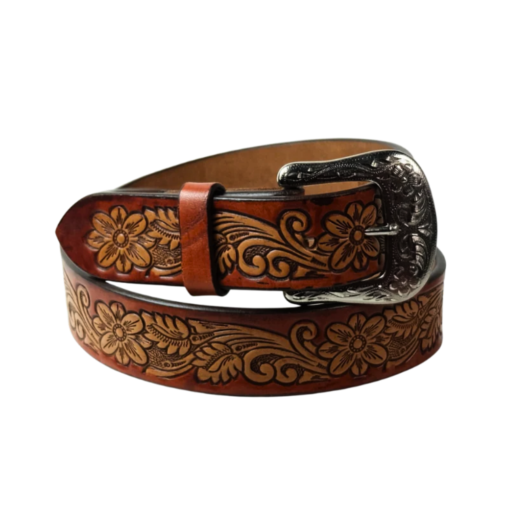 Outback King | Premium Western Belt | Desert Bloom