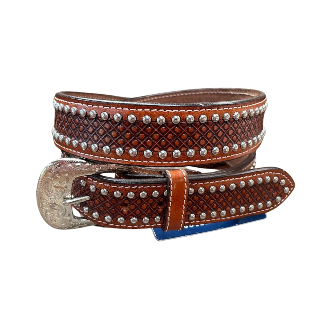 Outback King | Premium Western Belt | Nail Head V8
