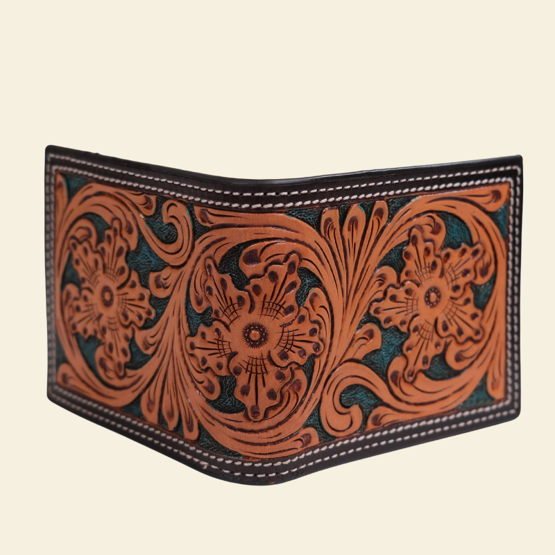 Outback King | Bi-Fold Wallet | Emerald Vine