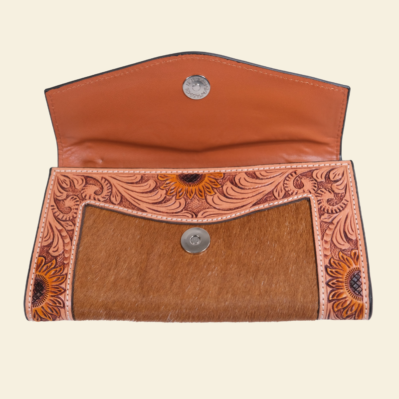 Outback King | Western Clutch Purse | Sunflower
