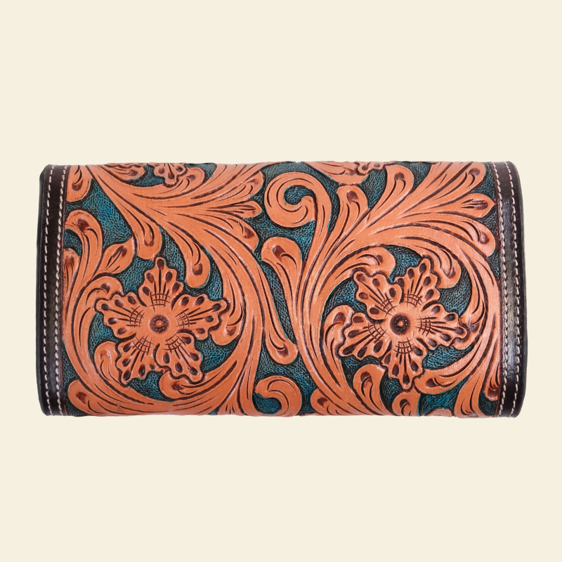 Outback King | Western Clutch Purse | Emerald Vine