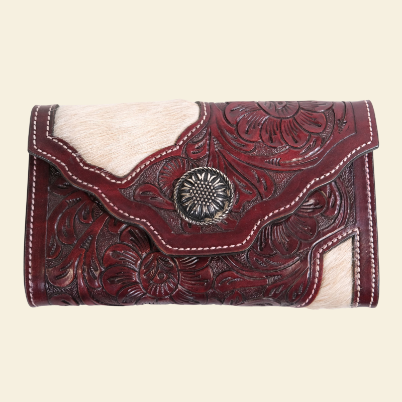 Outback King | Western Clutch Purse | Indian Cherry