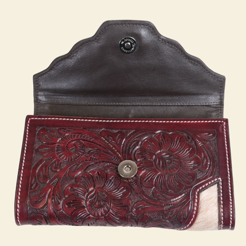 Outback King | Western Clutch Purse | Indian Cherry