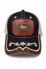Outback King | Golden Stallion Trucker Cap | Black & & Ivory Embroidery